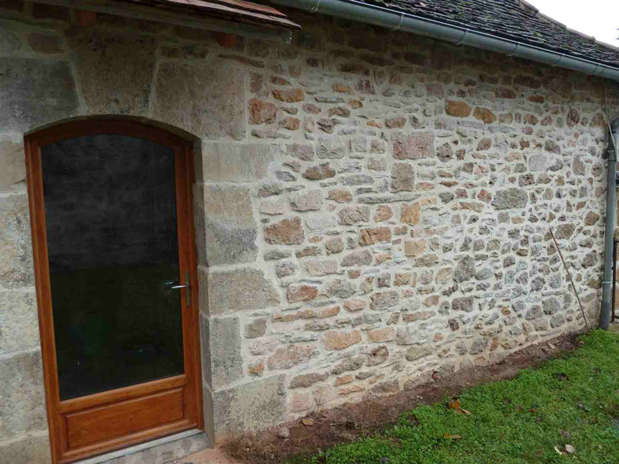 Joint à la chaux, façade en pierre Limoges